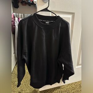 NWT Women’s DKNY Sport Black Crew Neck Sweatshirt Large